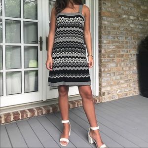Missoni Black and White Zig Zag Dress